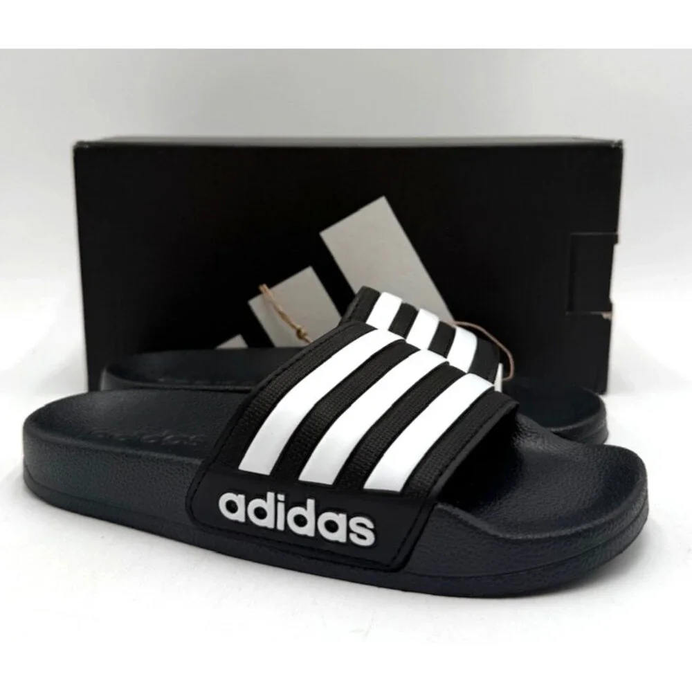 Adidas ADILETTE SHOWER NEW Kid's Slide Black US Size 1